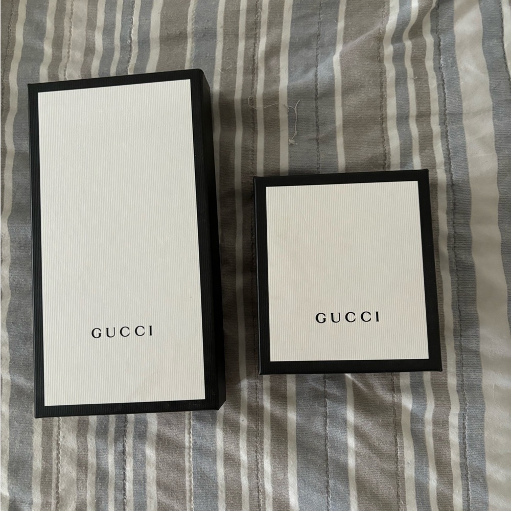 Authentic small Gucci boxes with dust bags